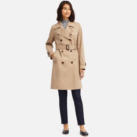 Uniqlo Jackets & Coats Nwt Uniqlo Women Beige Rain Trench Coat 37 Bust Poshmark
